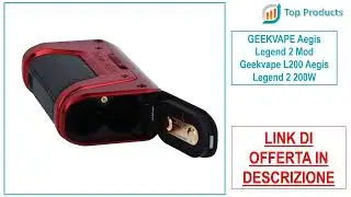 GEEKVAPE Aegis Legend 2 Mod Geekvape L200 Aegis Legend 2 200W