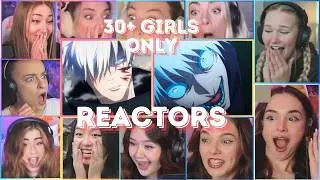 MASSIVE GIRLS REACT - JUJUTSU KAISEN SEASON 2 EPISODE 9 GIRLS REACTION MASHUP