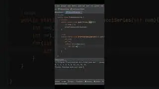 Fibonacci Series | Java | Shorts
