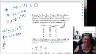Hypothesis Testing: Paired T Test