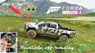 REALISTIC OFF-ROADING IN FORZA HORIZON 4| NISSAN TITAN| LOGITECH G29 GAMEPLAY| RELAXING ASMR 4K UHD.