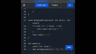 Day 31 of series|| How to write a c++ program to reverse the order of elements in array.