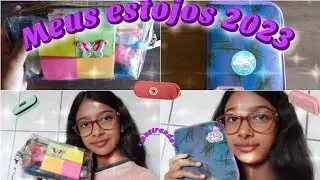 MOSTRANDO MEUS ESTOJOS QUE EU VOU USSAR 2023