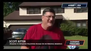 Unbelievable!! Scott Ritters Rights Violated in the land of the 'free'..