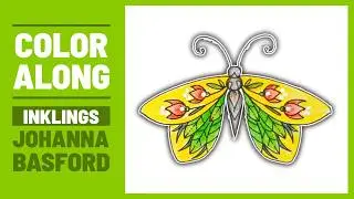 Inklings by Johanna Basford - Butterfly Page (Color Along 5)