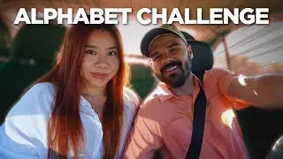 trying the viral tik tok alphabet challenge...