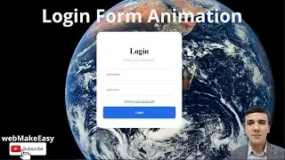 HTML, CSS ,SASS Login form  animation,
