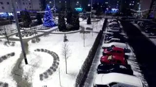 ...:: RADOGOSZCZ WSCHÓD - Plac Słoneczny Zimą - FILMOWANIE Z POWIETRZA ::...