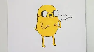 Рисуем Джейка - Время приключений | Draw Jake - Adventure time