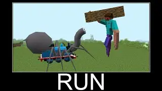 Scary Thicc Steve VS Spider Thomas in Minecraft wait what meme part 5
