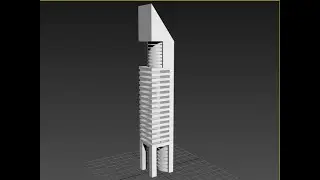 3ds max modeling a building using boolean