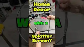 DIY Fall Home Decor with a Dollar Tree Splatter Screen #diy #shortvideos   #shorts #dollartree