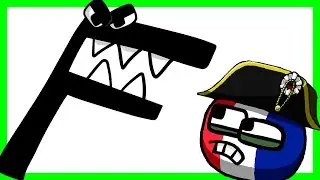 Alphabet Lore But They Are Popular Countryballs