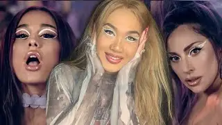 RAIN ON ME video REACTION + MAKEUP  Inspired
