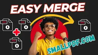 How to combine/merge pdf files into one  |  Smallpdf Tutorial 2025
