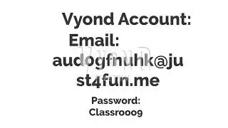 Here is Vyond Account For You!