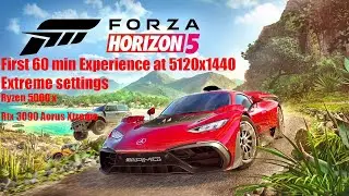 Forza Horizon 5 Game play at 5120x1440
