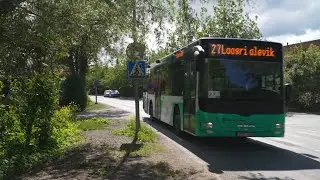 Estonia, Tallinn, bus 27 ride from Alasniidu tee to Väike-Õismäe