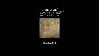 QLOCKTWO CREATOR'S EDITION SILVER & GOLD #QLOCKTWO #creatorsedition #artwork