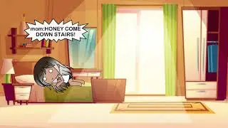Demon triplets goes to school!//gacha life//💗love story💗