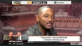 Will Smith "Concussion" FULL Interview With Stephen A. Smith!