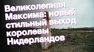 Великолепная Максима: новый стильный выход королевы Нидерландов