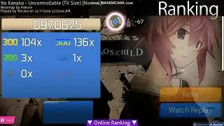 Osu Mania Uncontrollable-Iko Kanako