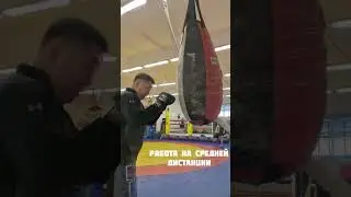 работа рук на средней дистанции, скоростная, силовая, акцентированная #кикбоксинг#приморье