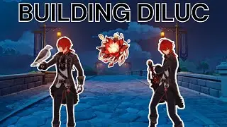 Building Diluc! (Genshin Impact)