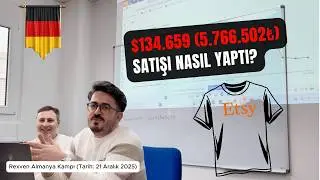 Ömer Etsy'de 134.659 dolar (5.766.502₺) satışı nasıl yaptığını anlatıyor (Rexven Almanya kampı)