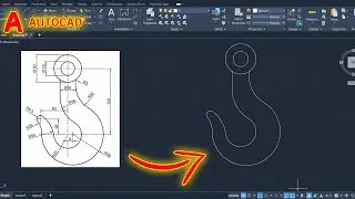 AutoCAD Kanca Çizimi-7 (Zor Çizimler) | AutoCAD 2024