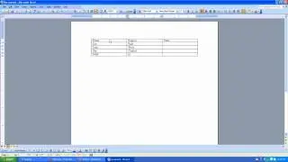 How to use Auto Format for tables in Microsoft Word 2003