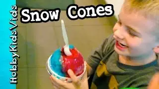 Shave It Ice! SNOW CONES Sour Flavor Challenge w/HobbyFamily Fun HobbyKidsVids
