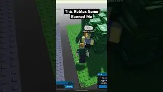 This Roblox Game Banned Me #shorts #gaming #roblox
