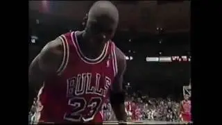MICHAEL JORDAN INTENSITY!!  1992 NBA Playoffs Bulls @ Knicks