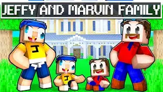 Jeffy and Marvin START A FAMILY in Minecraft!