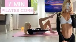 7 MIN FLAT STOMACH PILATES // DEEP CORE & ABS WORKOUT