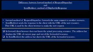 Introduction to SendRedirect method and differences from forward method