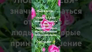 #sorts #мысливслух#осознанность #любовьксебе #самопомощь #самопознание #самопонимание #мышление