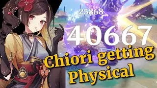 Didn't expect Physical DPS Chiori this good