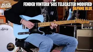 No Talking...Just Tones | Fender Vintera '50s Telecaster Modified | Maple - Daphne Blue