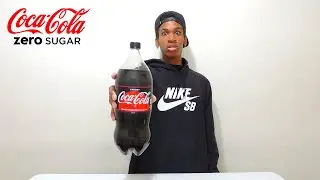 2 Liter Cherry Coke Zero Chug (destroyed)