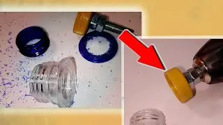 Tool for cutting the neck of plastic bottles - Como cortar el cuello de botella 