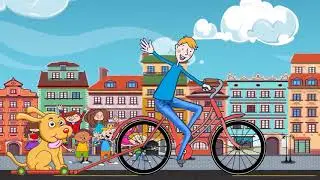 I bought a bike. Animation by Olga Nuzhnykh. (Я Купил Велосипед: Анимация - Ольга Нужных)