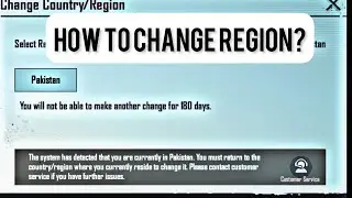 How Change Region in PUBGM
