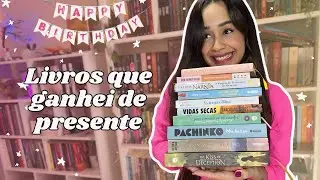 ✨ Ganhei vários livros de presente de aniversário 🎂