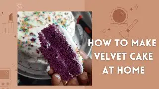 Purple Velvet Cake recipe | How to  cook velvet cake | Cake recipe