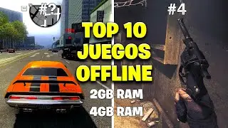 TOP 10 Juegos para PC SIN INTERNET en ESPAÑOL para Quitar el Aburrimiento 🚀 | Juegos OFFLINE PC
