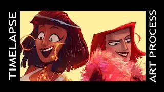 Clone High: Cleo & Joan - Timelapse Process
