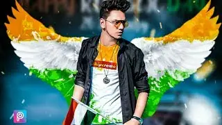 26 january republic day 2020 photo editing tutorial in PicsArt step by step in hindi